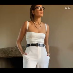 Danielle Bernstein Cloud Bra Cup Crop Tank